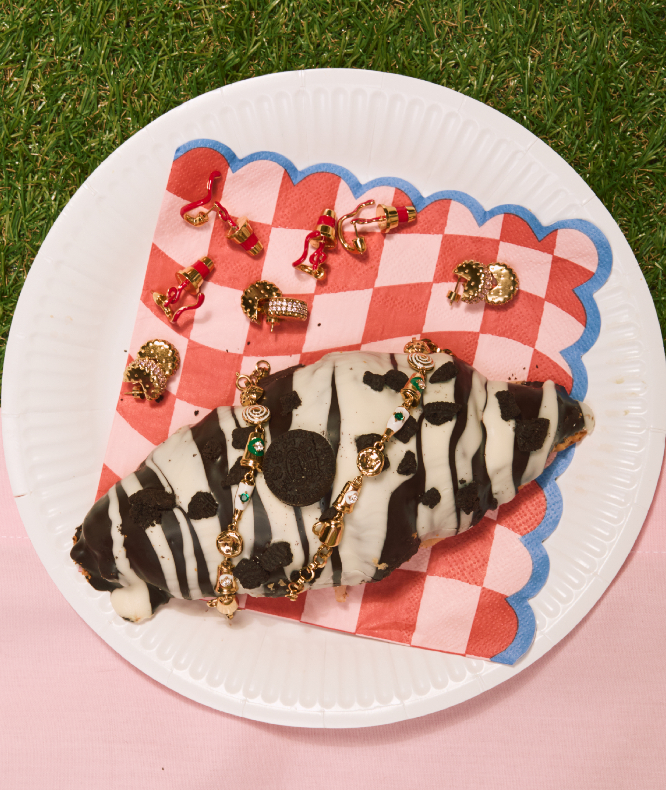 The Ice Cream Sandwich Stud Earrings
