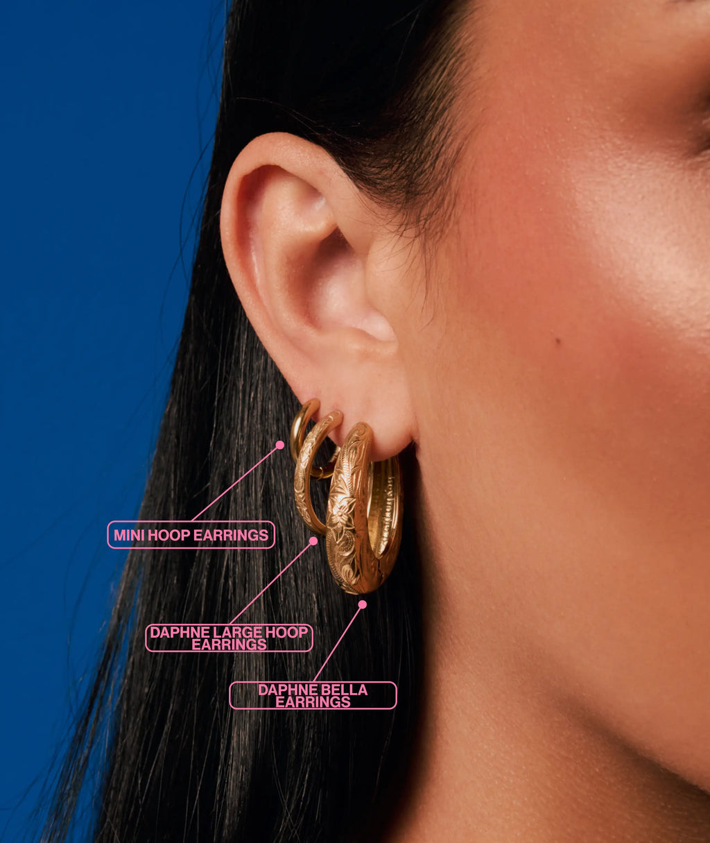 Daphne Large Hoop Earrings