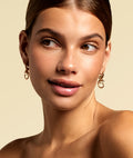 Monkey Huggies Earrings