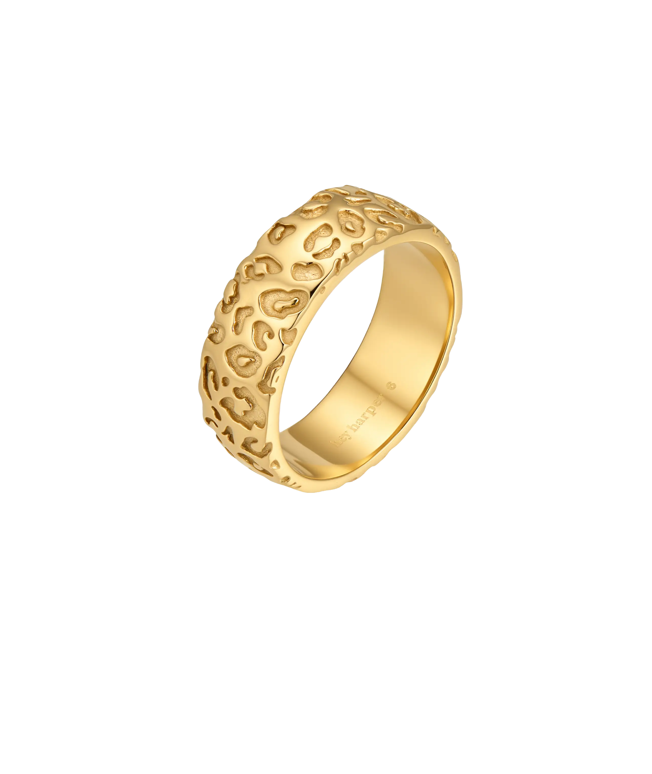Leopard Print Band Ring