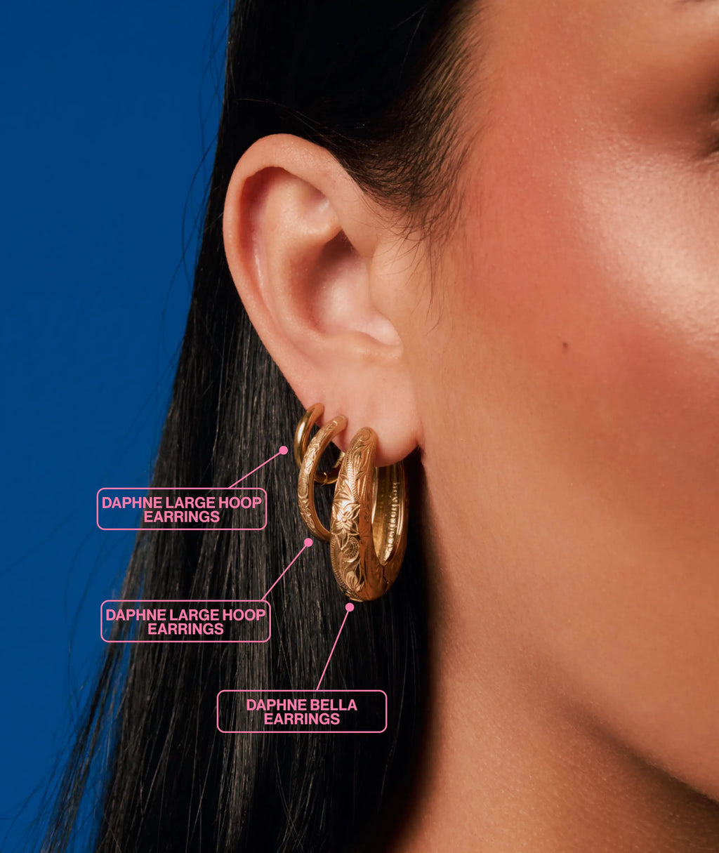 Daphne Large Hoop Earrings