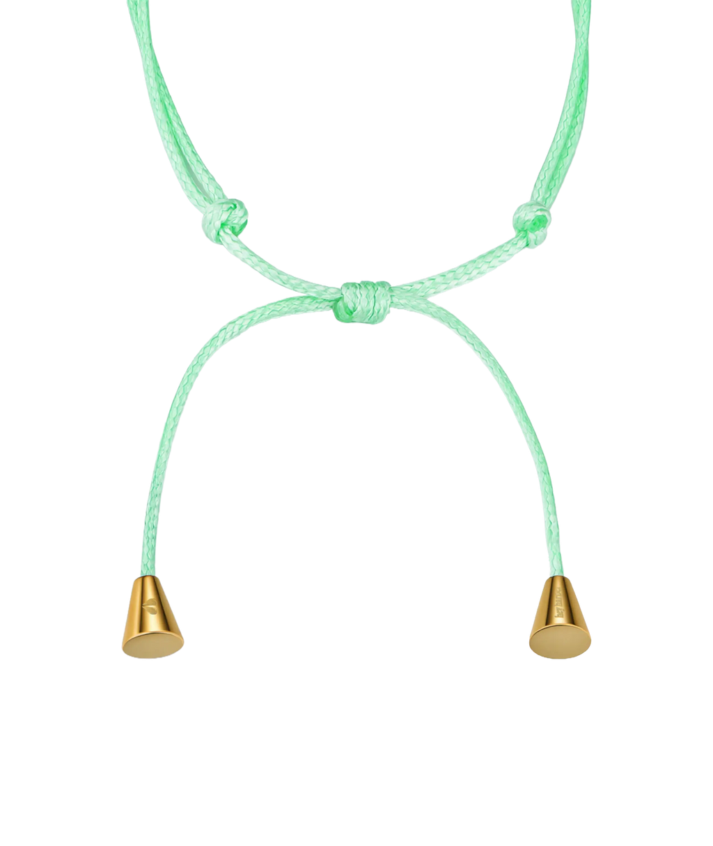 Mint & Gold Basketball Bracelet