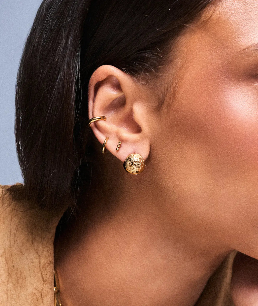 Daphne  Huggies Earrings