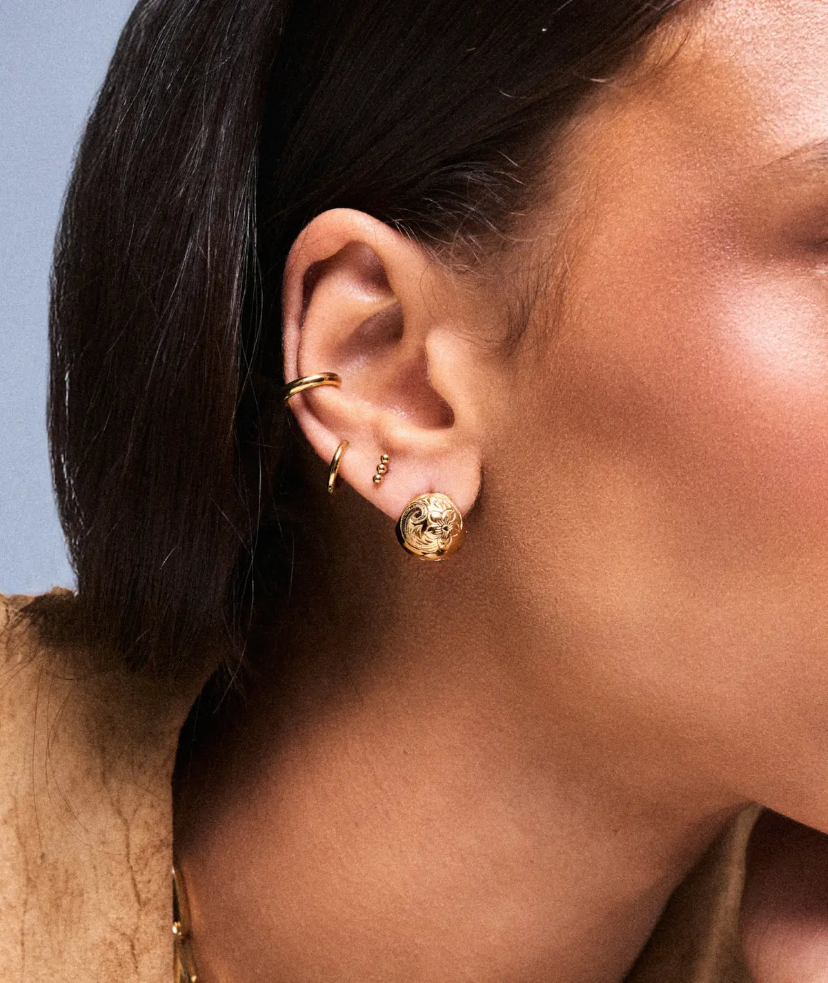 Daphne  Huggies Earrings