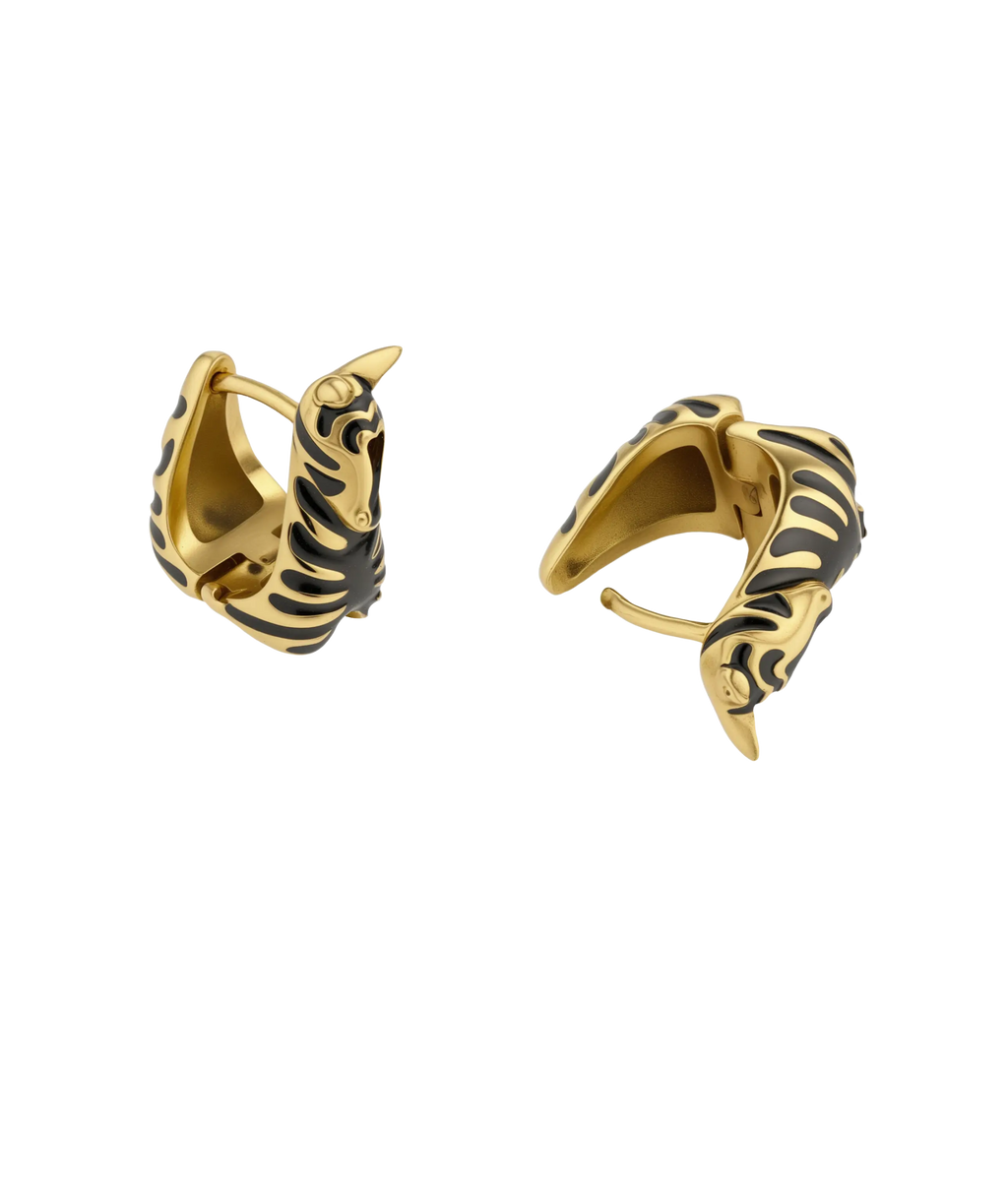 Zebra Earrings