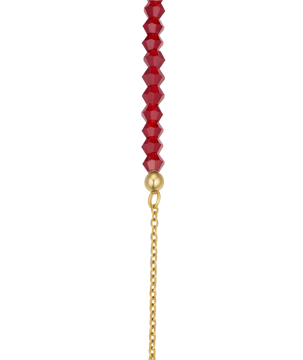 The Red Fan Basketball Bracelet