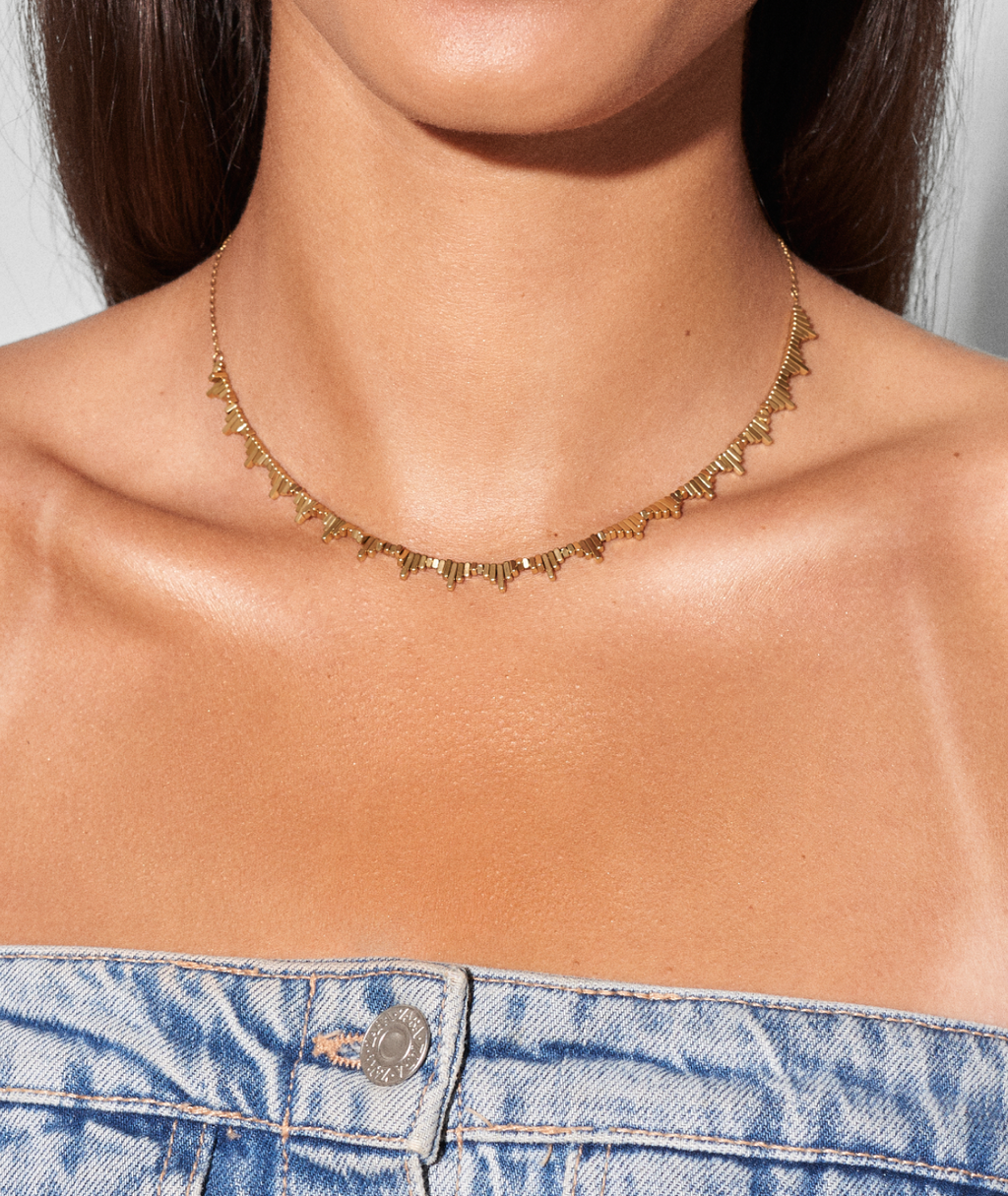 Yellow Brick Necklace
