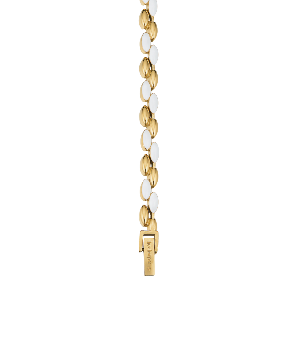 White & Gold Bracelet
