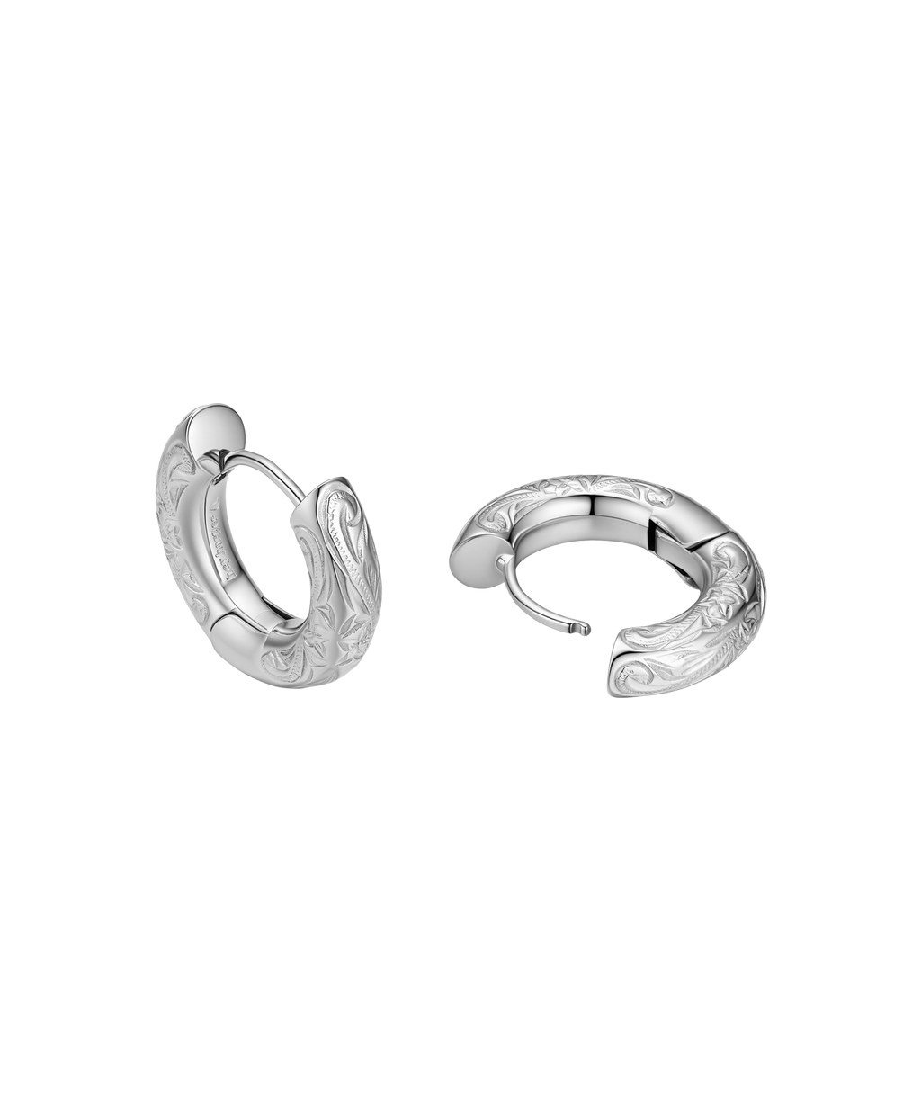 Daphne Nicole Silver Earrings