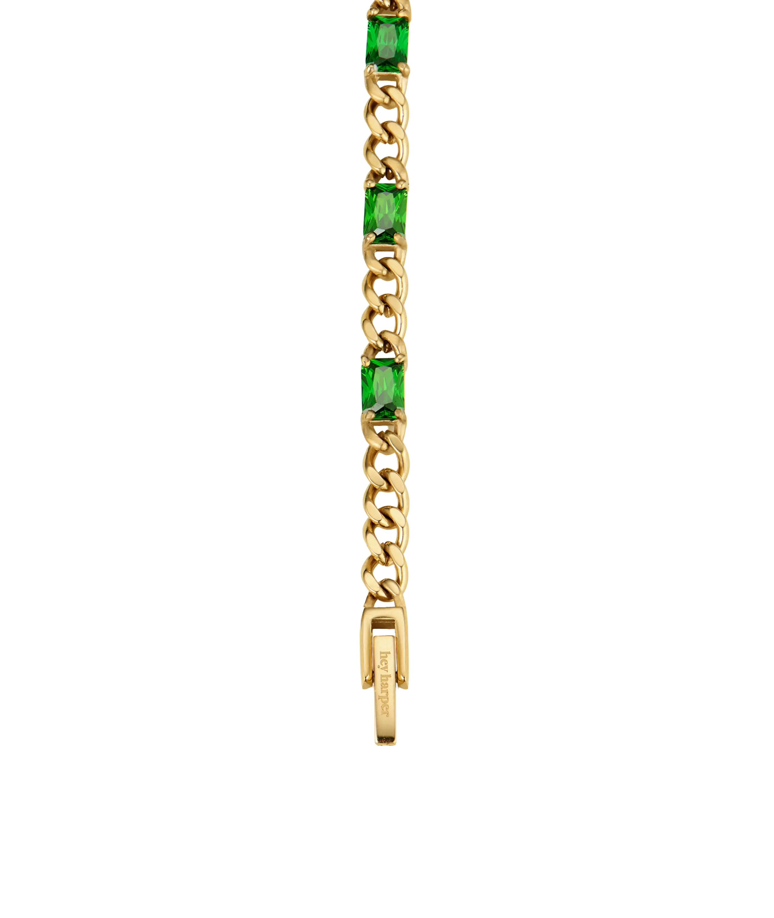 Allegra Green & Gold Bracelet