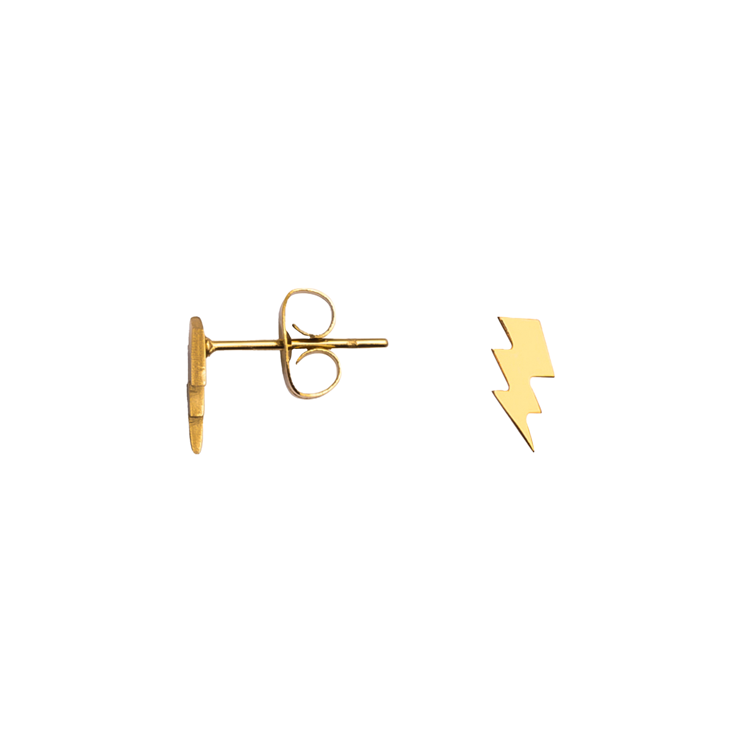 Bolt Stud Earrings (6595410919537)