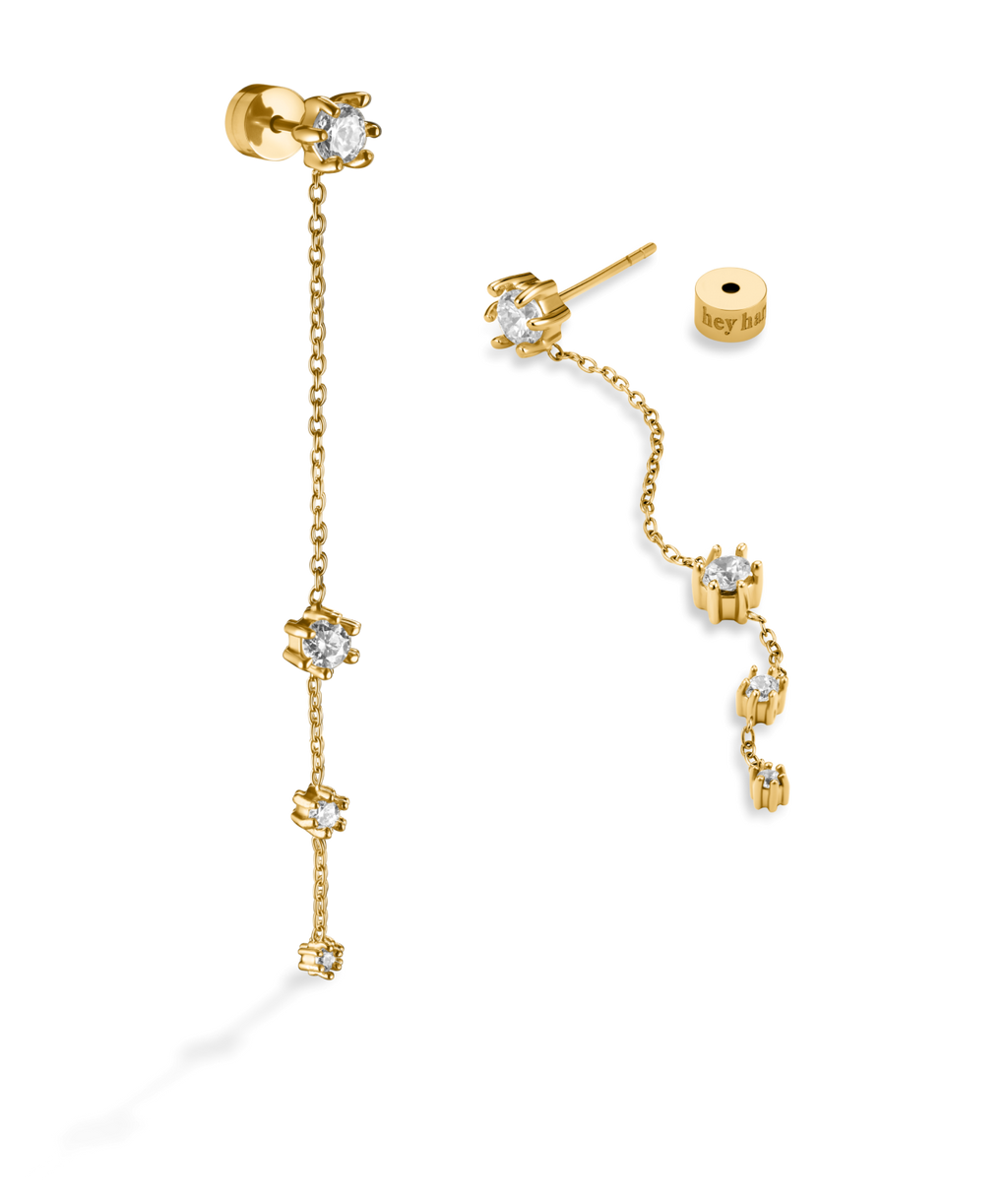 Crystal Cascade Earrings