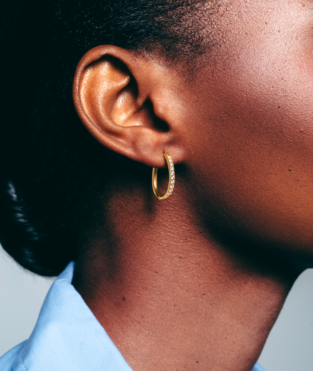 Crystal Hoop Earrings