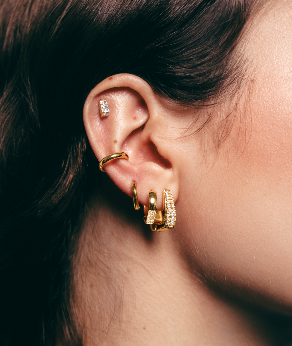 Crystal Square Earrings