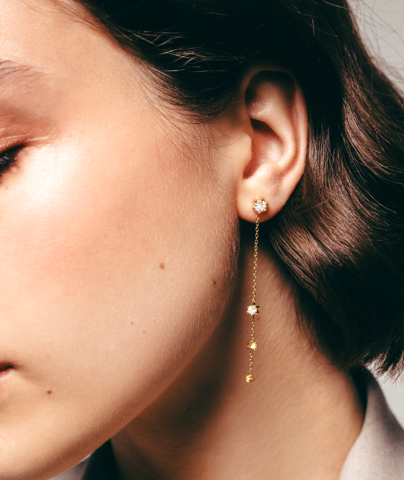 Crystal Cascade Earrings