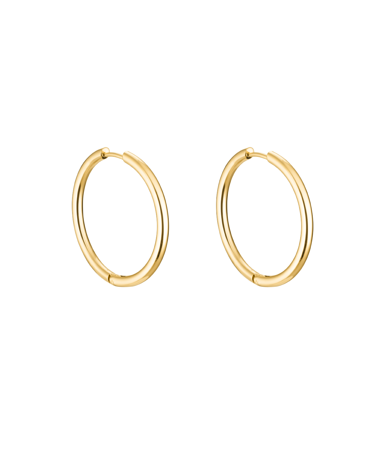 Small Thin Ruby Earrings