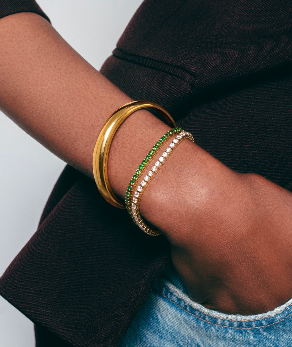 Aurea Clear Tennis Bracelet