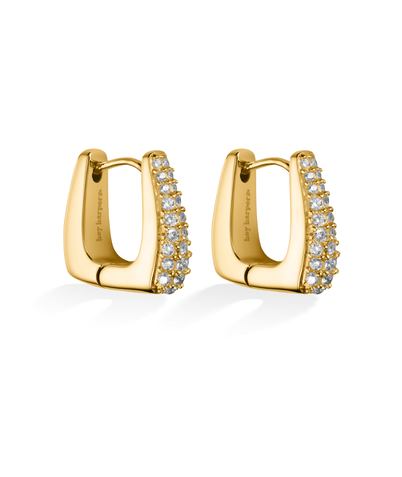 Crystal Square Earrings