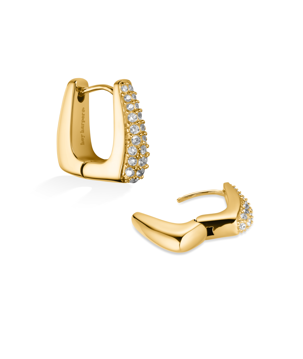 Crystal Square Earrings