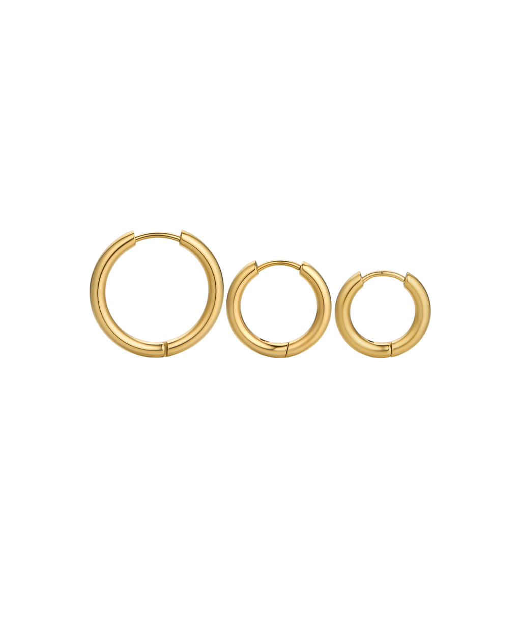 Triple Hoops Set