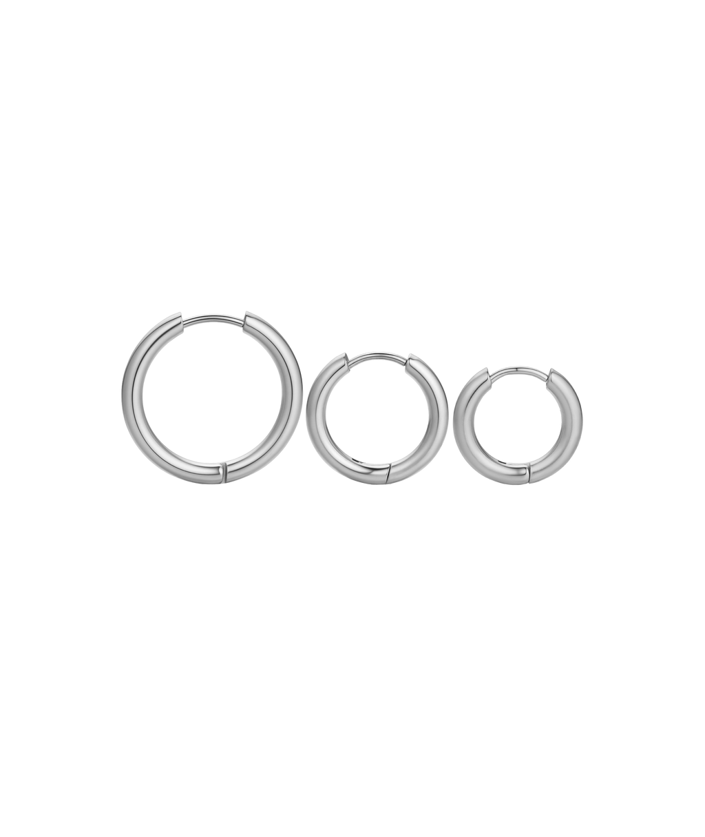 Hoop Silver Earrings