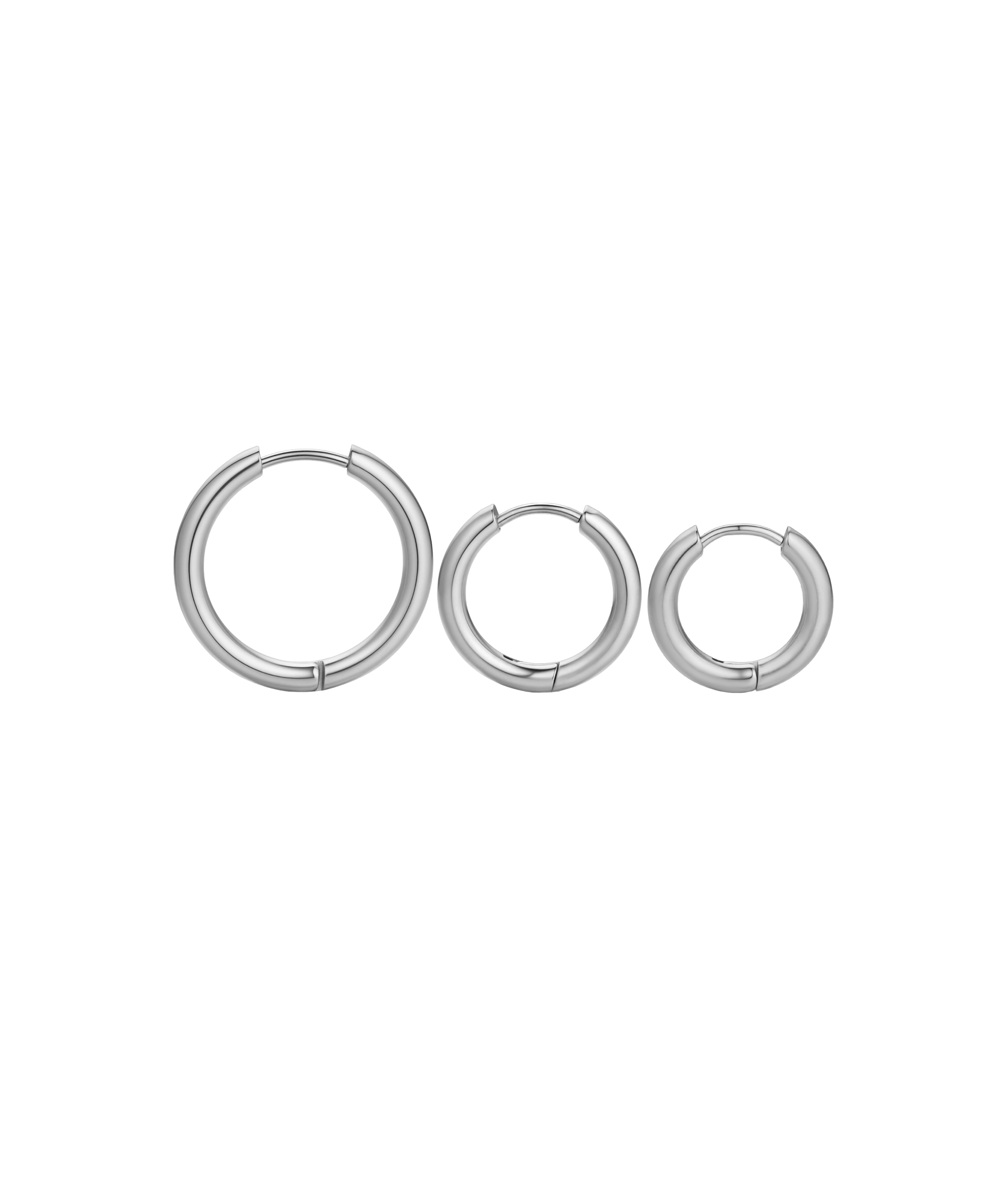 Hoop Silver Earrings