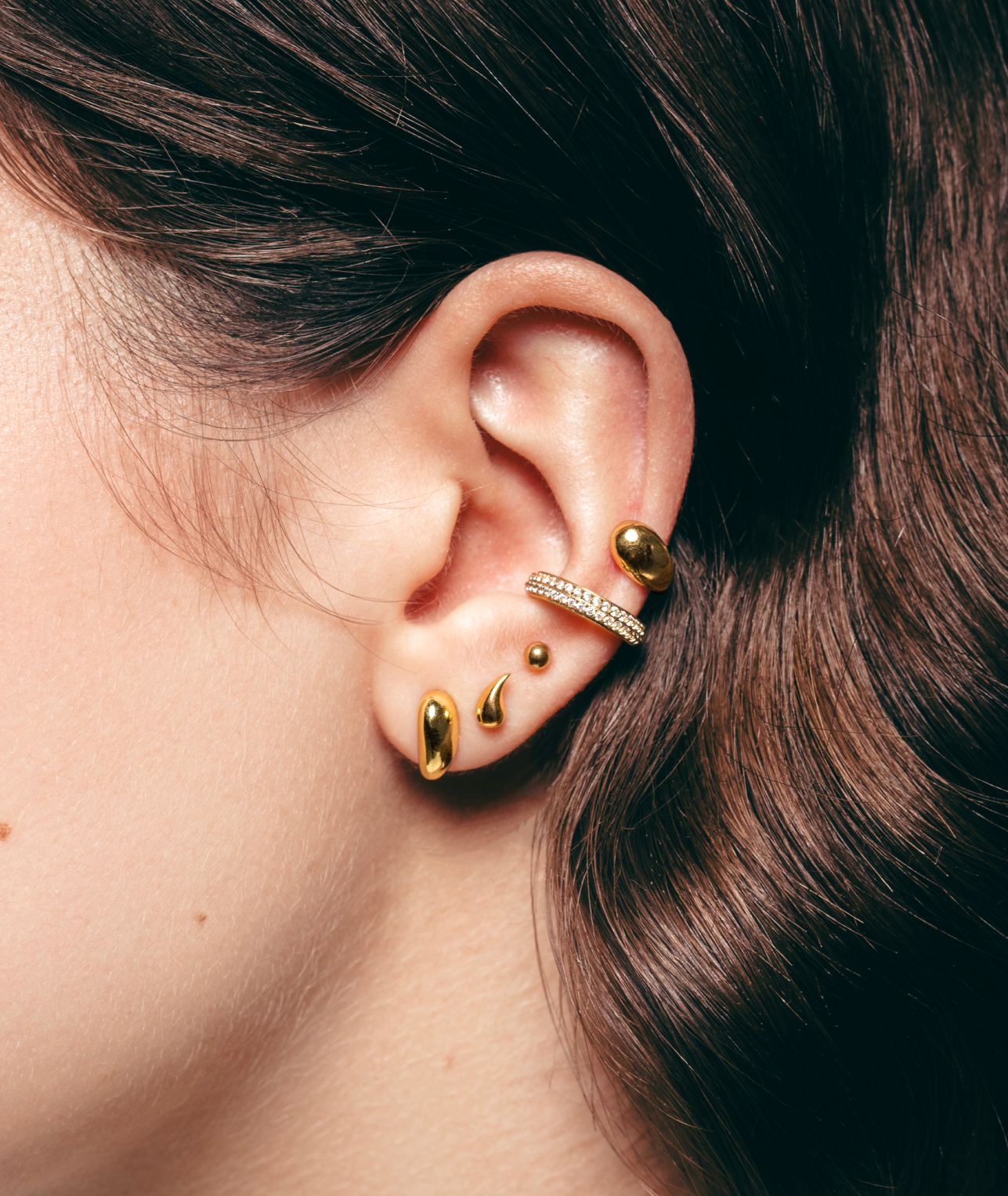 Mini Teardrop Studs