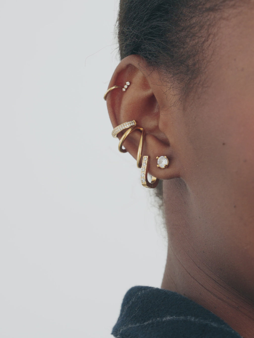 Crystal Ear Cuff