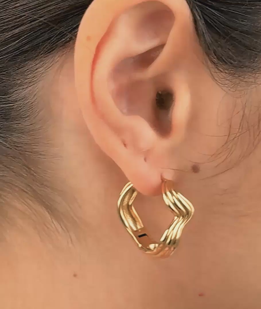 Wave Texture Earrings