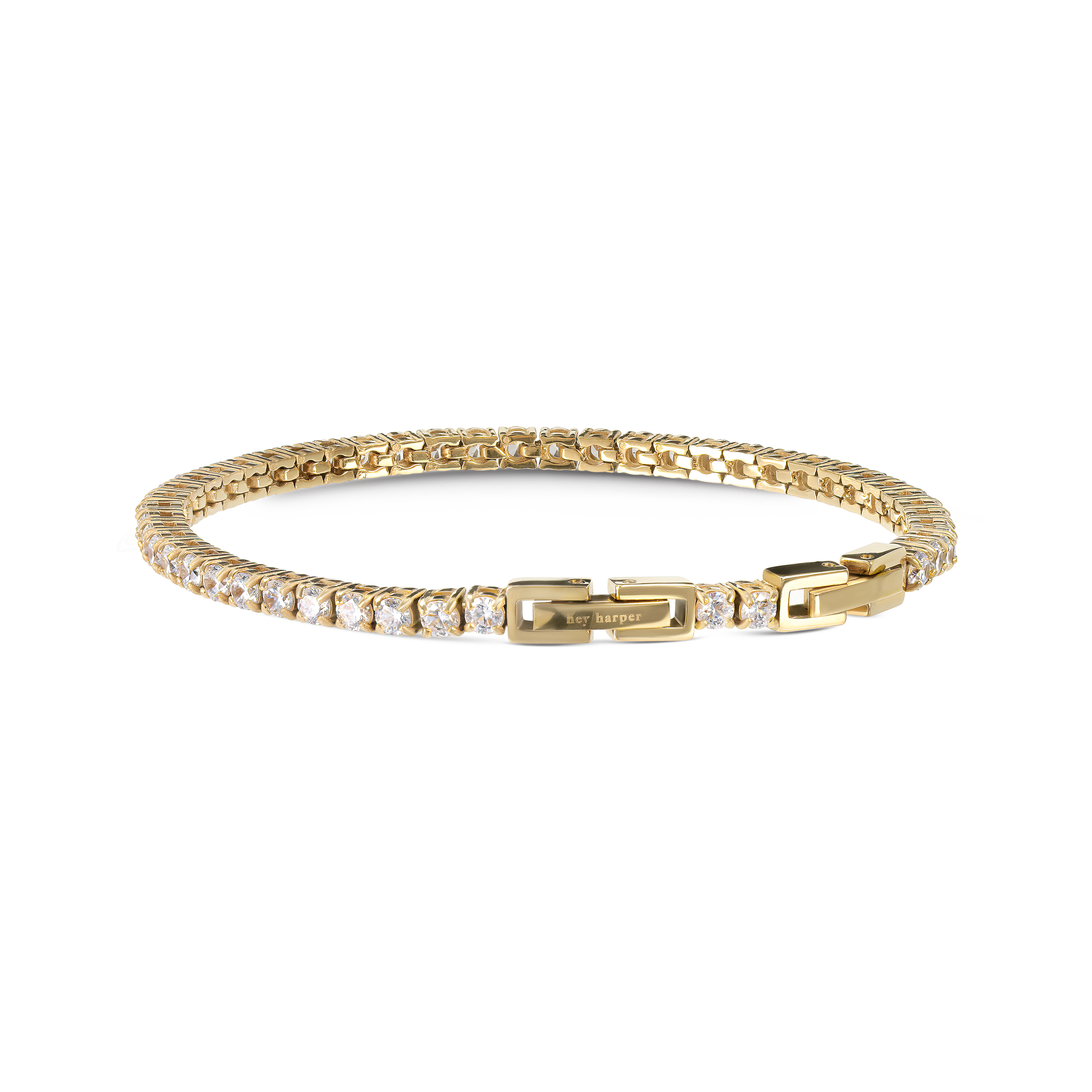 Aurea Clear Tennis Bracelet (8093306159372)